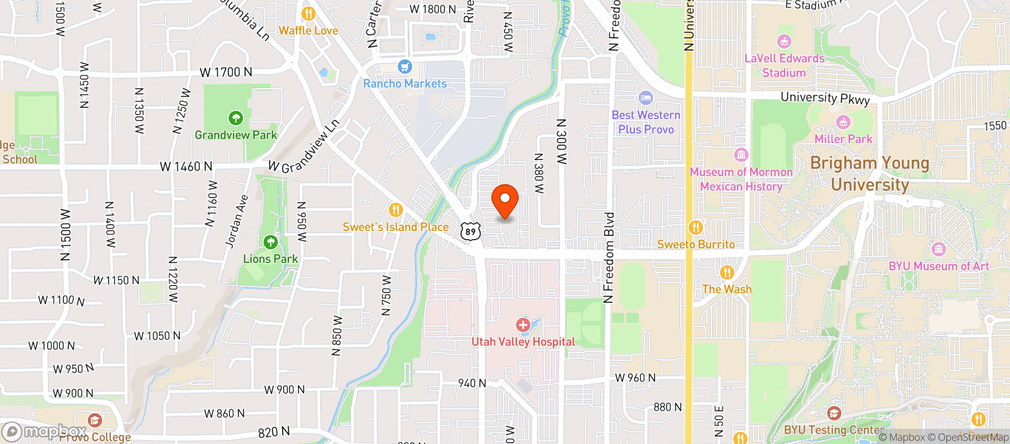 Map showing Target Store #3316