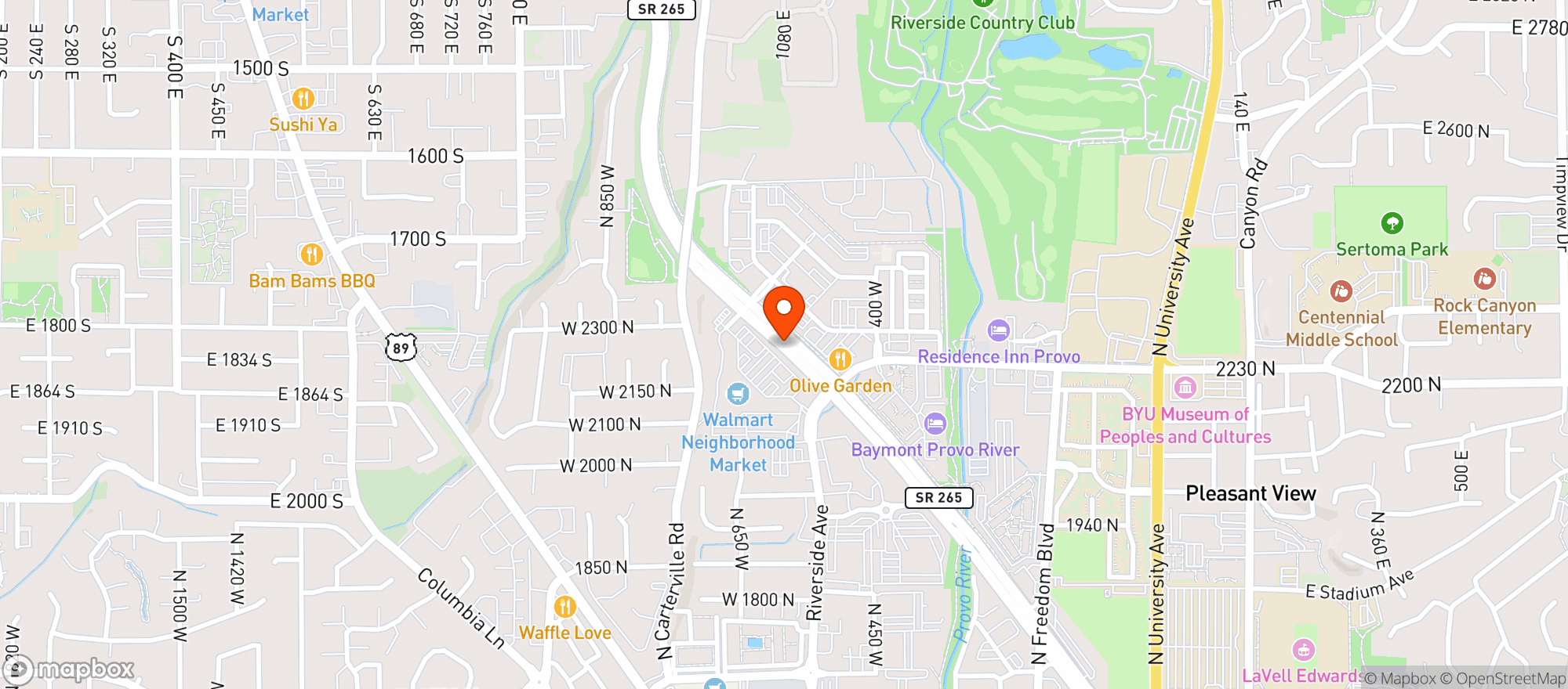 Map showing Walmart Neighborhood Mkt
