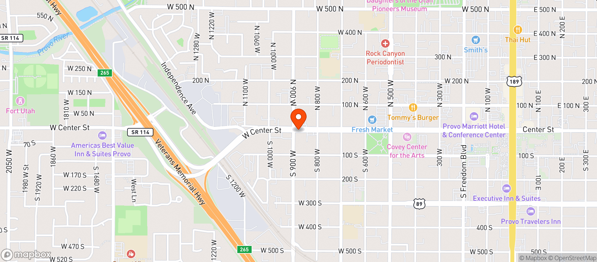 Map showing Last Chance Store
