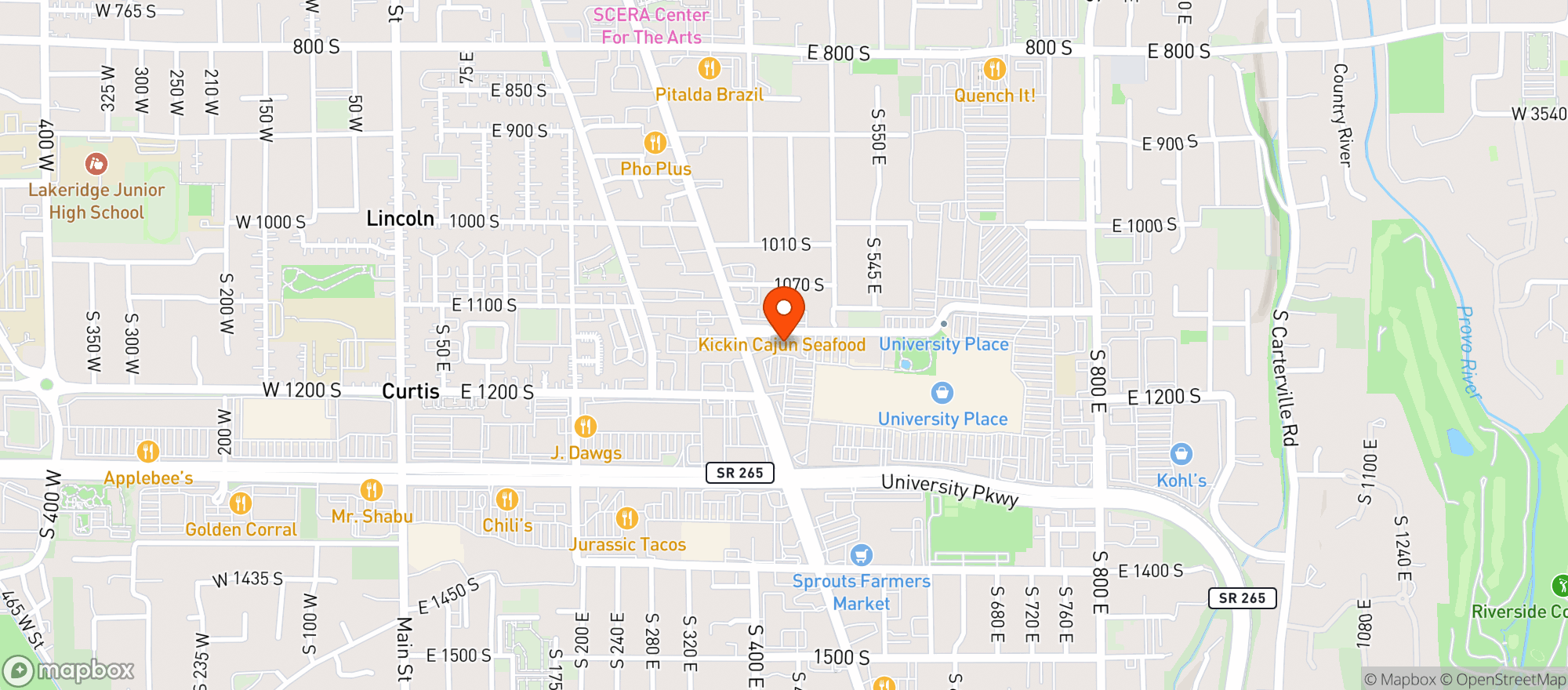 Map showing Trader Joes #352