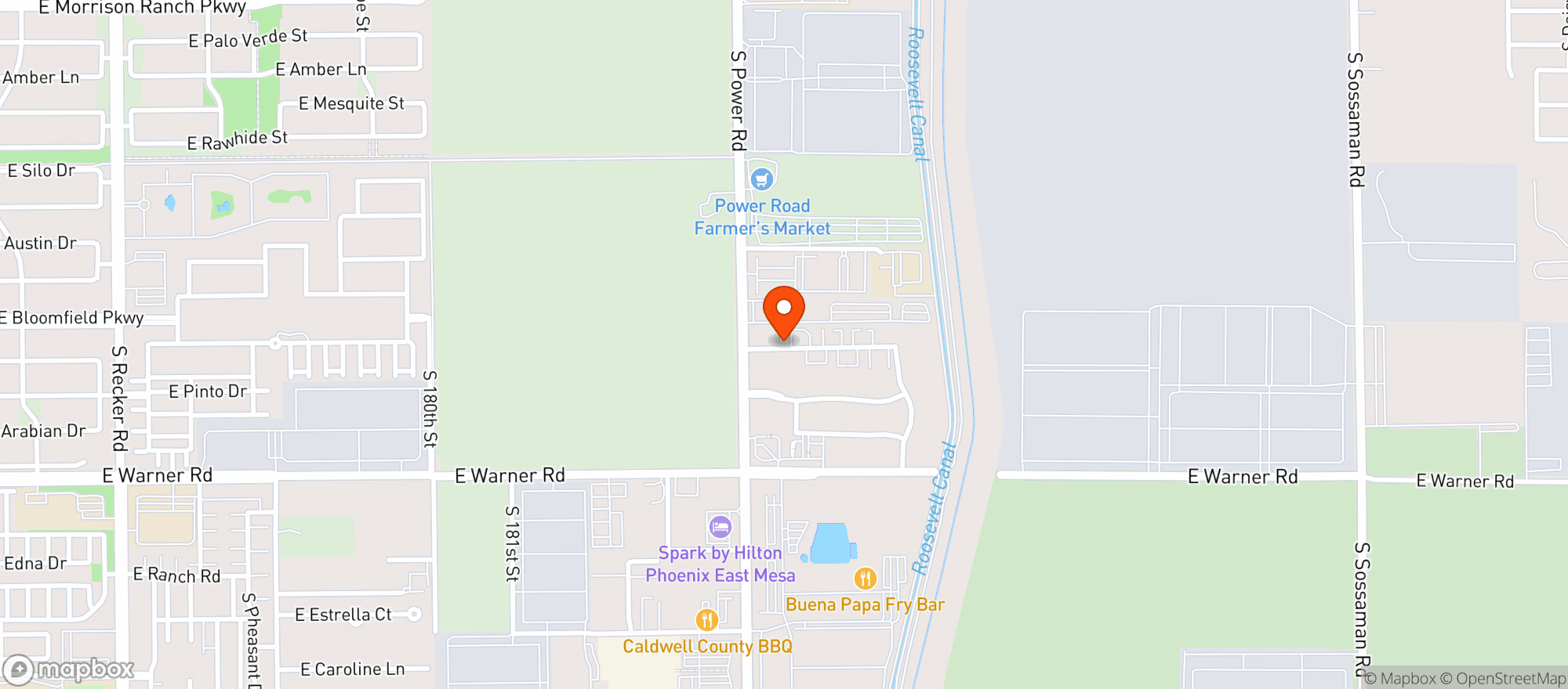Map showing Trubliss Dispensary