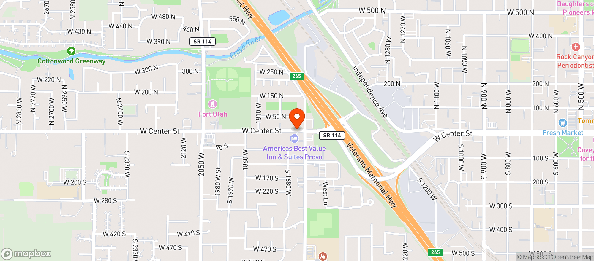 Map showing Last Chance Store