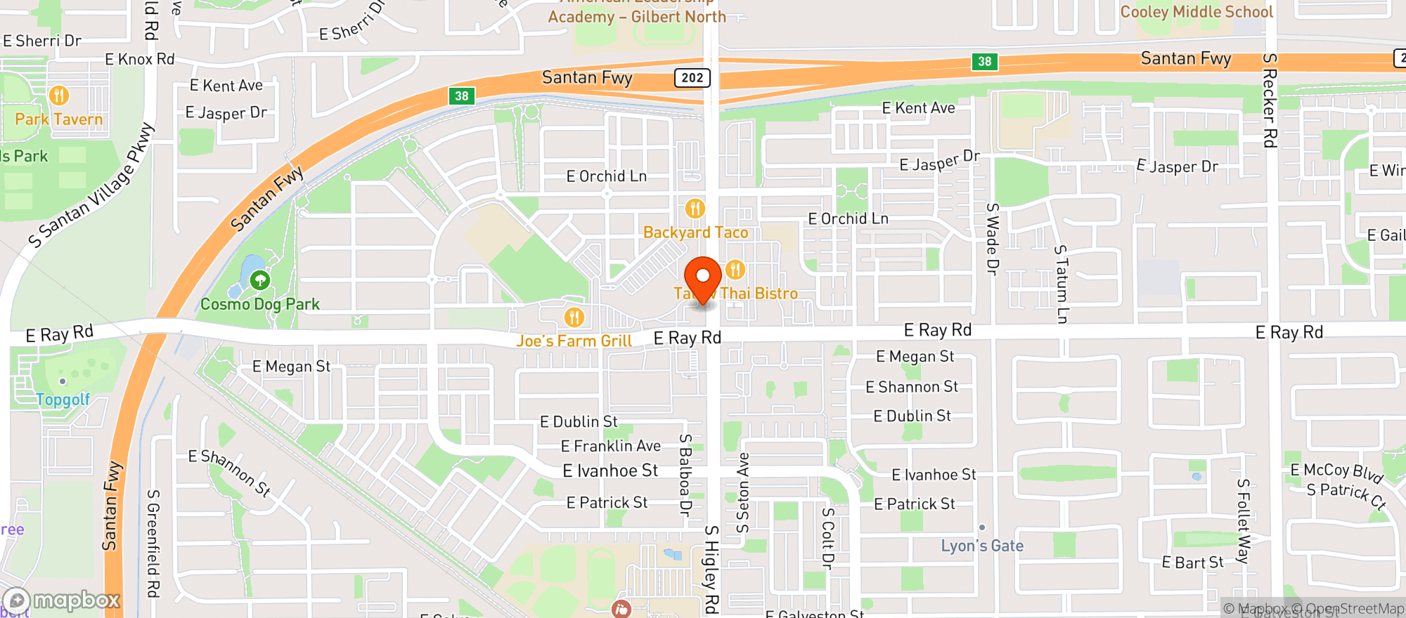 Map showing Air Guitar