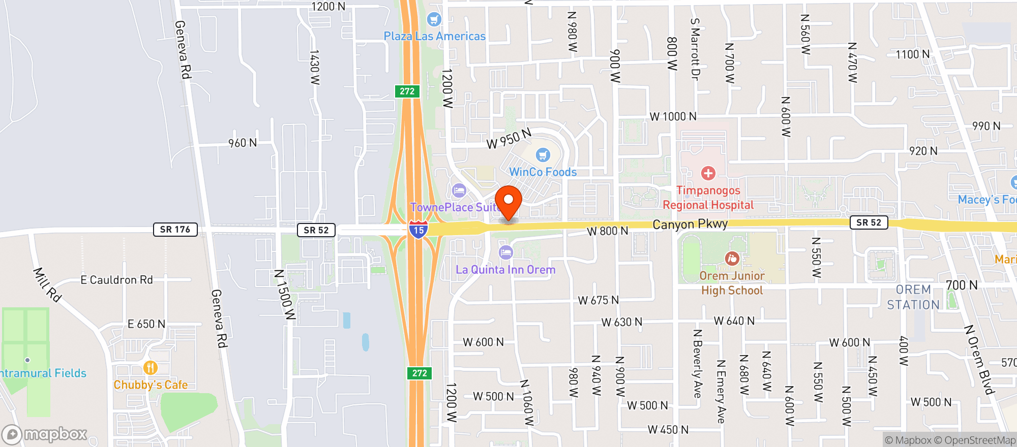 Map showing Gnc