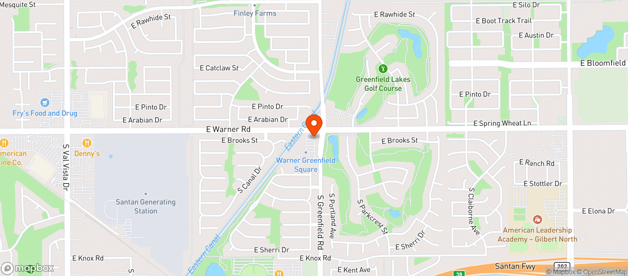 Map showing Zona Cantina Cocina