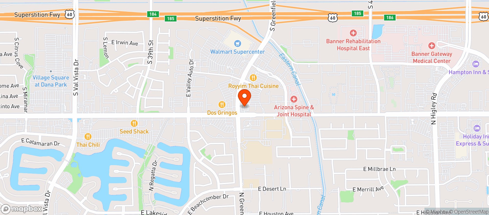 Map showing Circle K #2703365