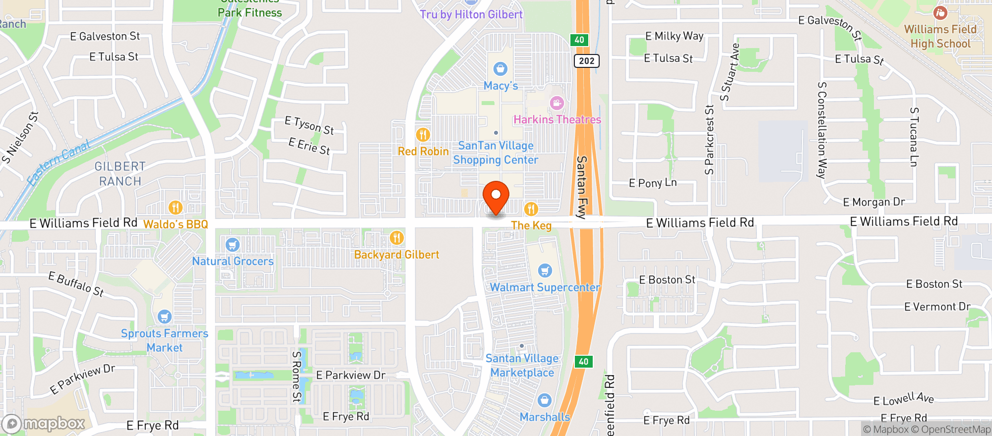 Map showing Total Wine & More