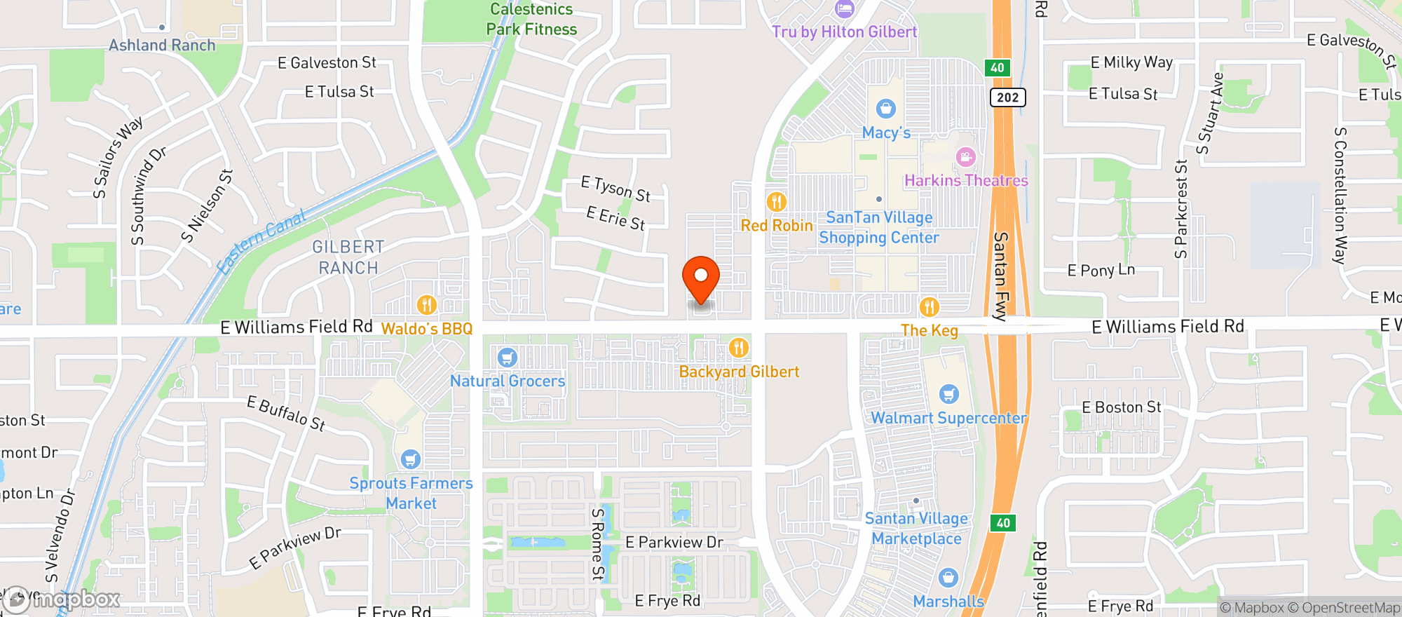 Map showing Firebirds Wood Fired Gr #46