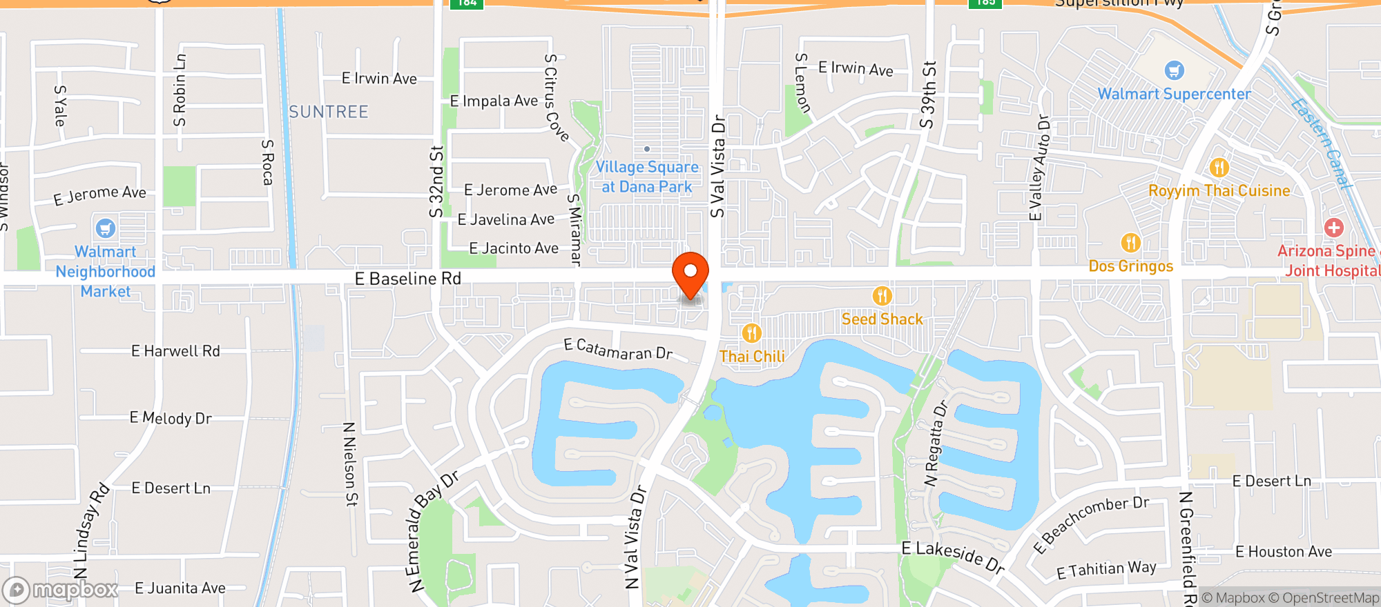 Map showing Circle K #2705307