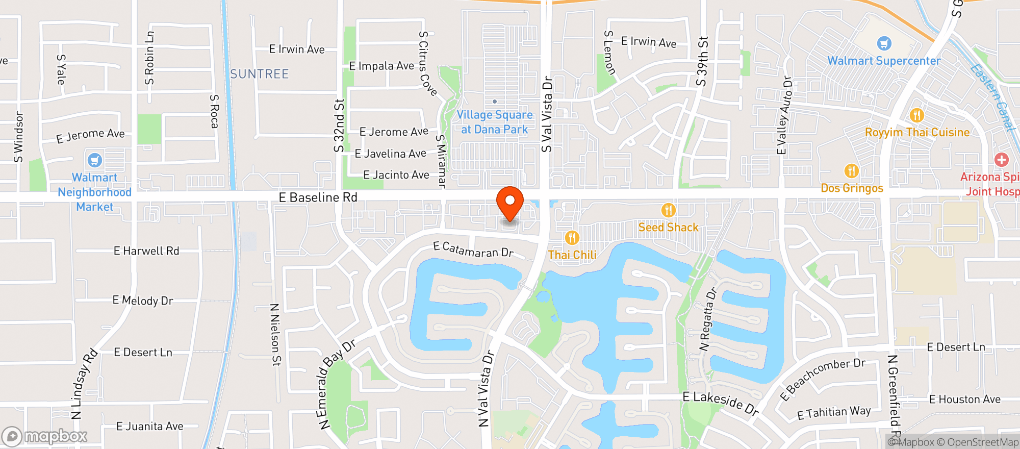 Map showing Nandos Mexican Cafe