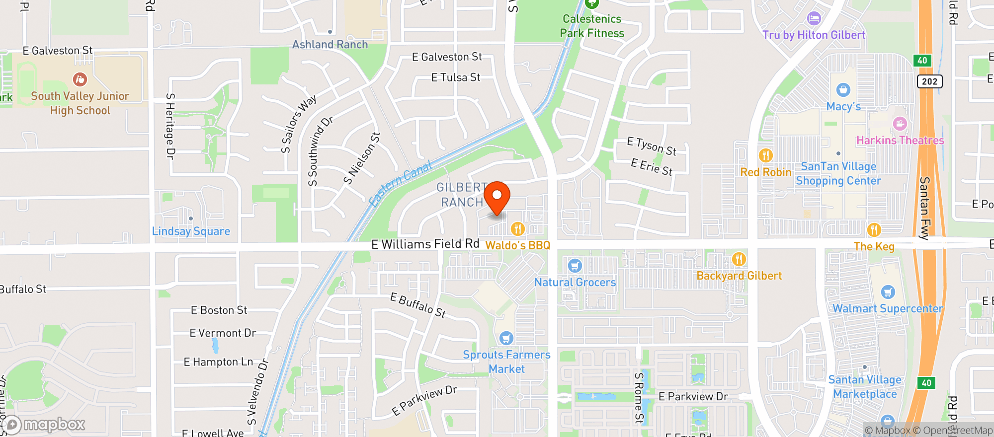 Map showing Isabels Amor