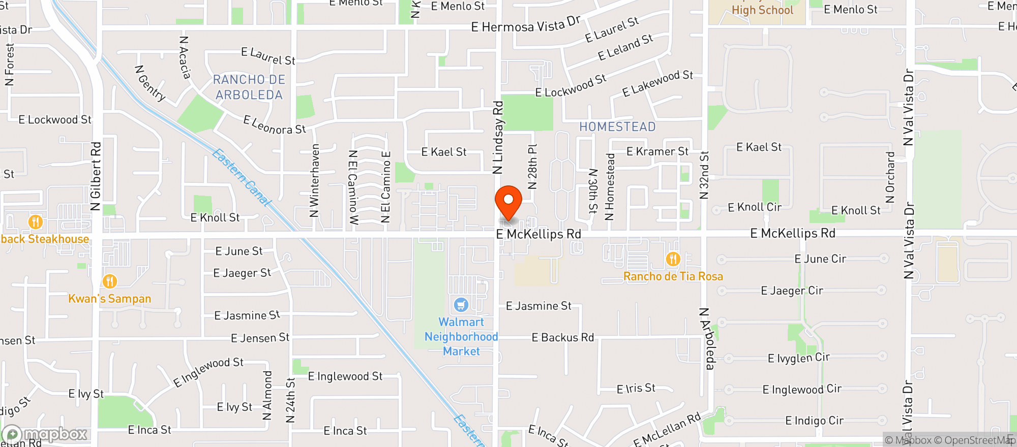 Map showing Am Pm Store