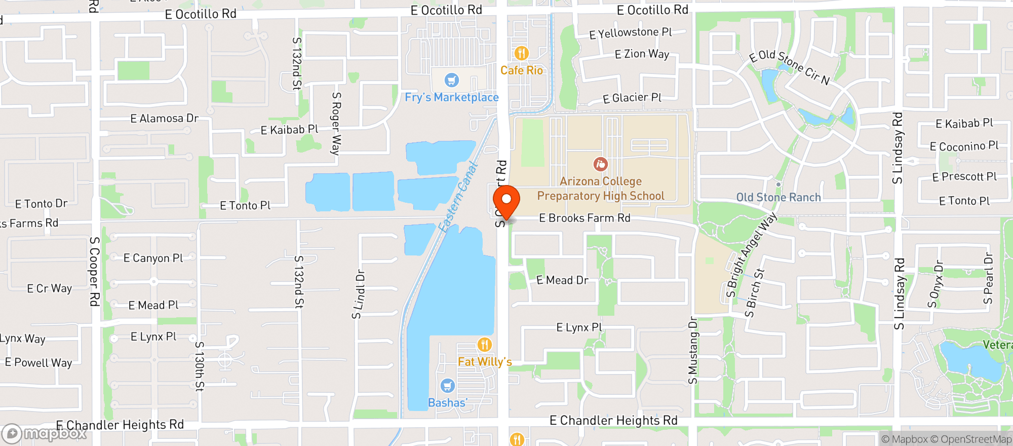 Map showing Sprouts Farmers Market
