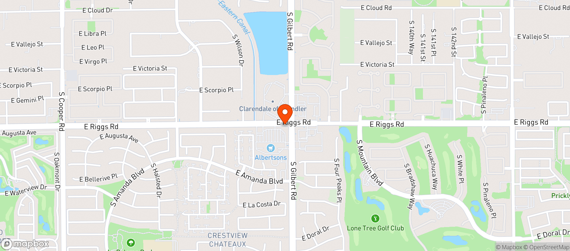 Map showing Albertsons