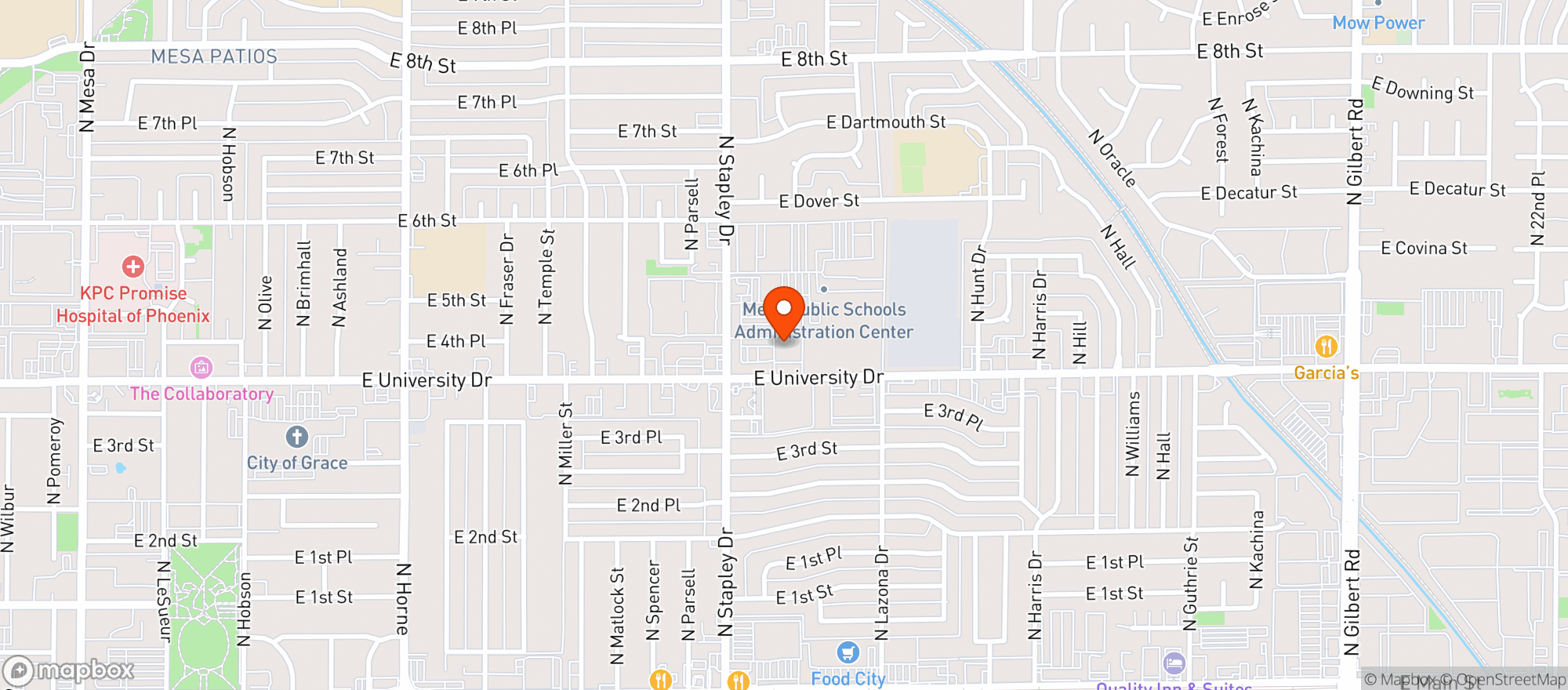 Map showing Gnc
