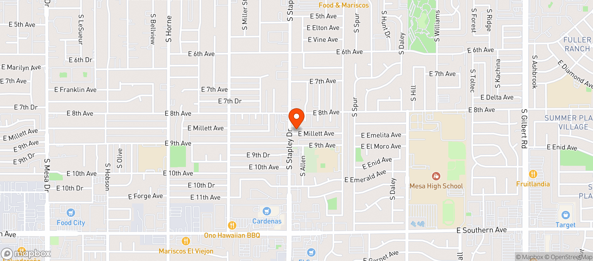 Map showing Speedway Liquor