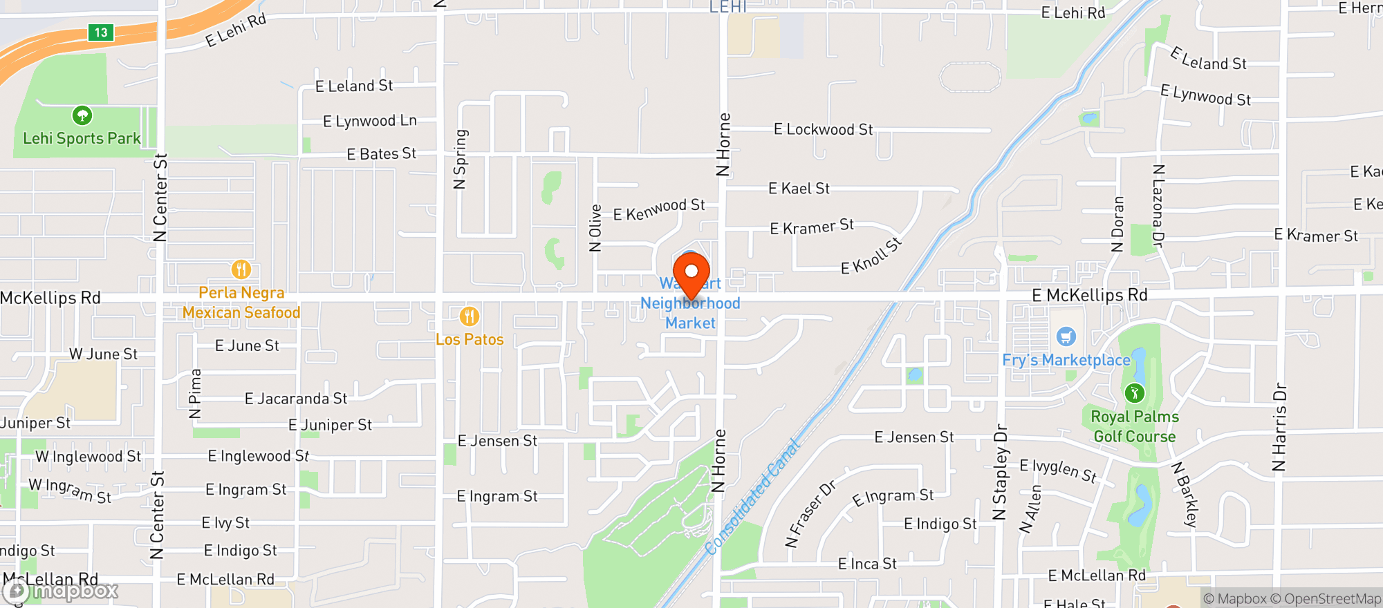 Map showing Liquor House