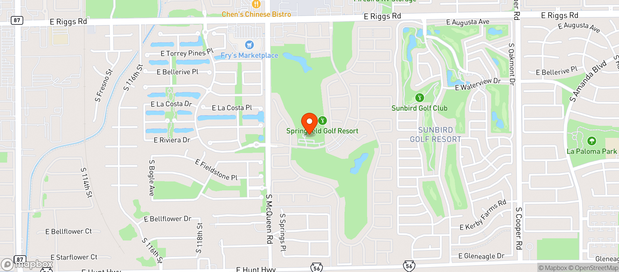 Map showing Grill 61