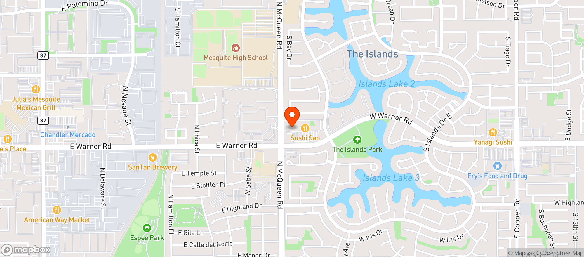 Map showing Natalie’s Pool Hall And Bar