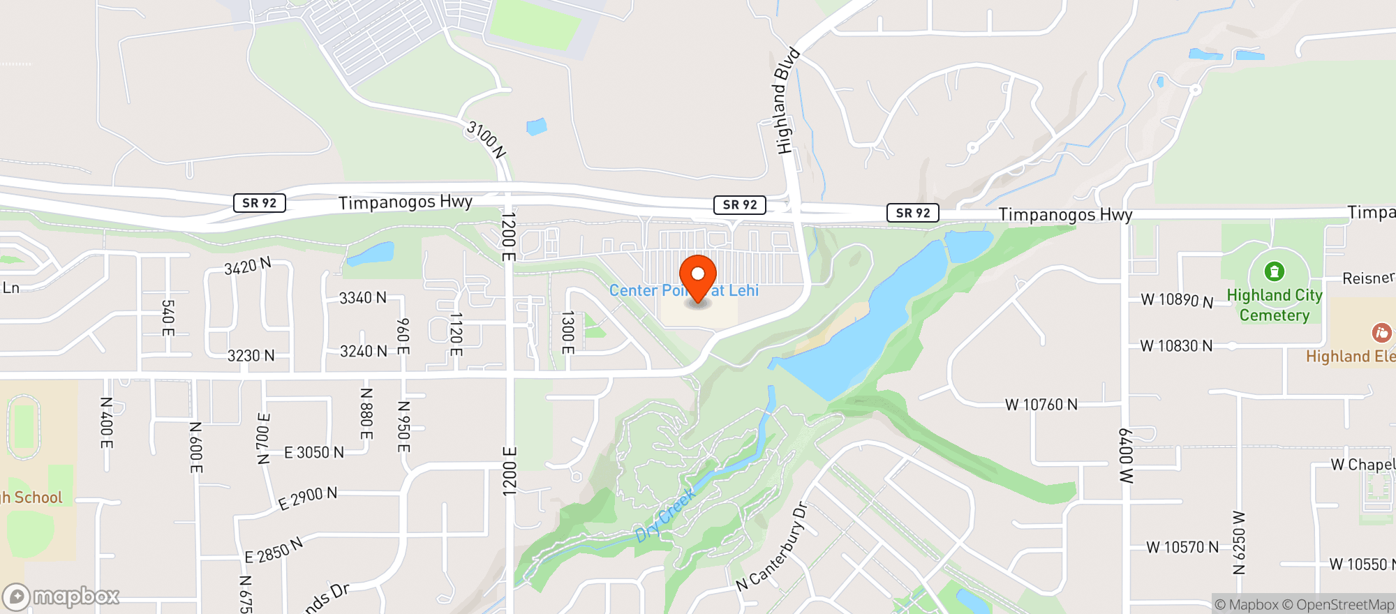 Map showing Smiths Food & Drug (706) - 00119 - Center Pointe At Lehi