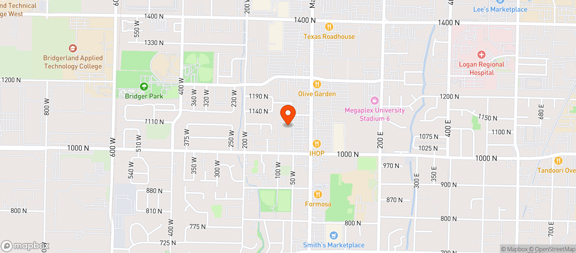 Map showing Natural Grocers by Vitamin Cottage - Natural Grocers by VC_Logan (LG) - 00530085