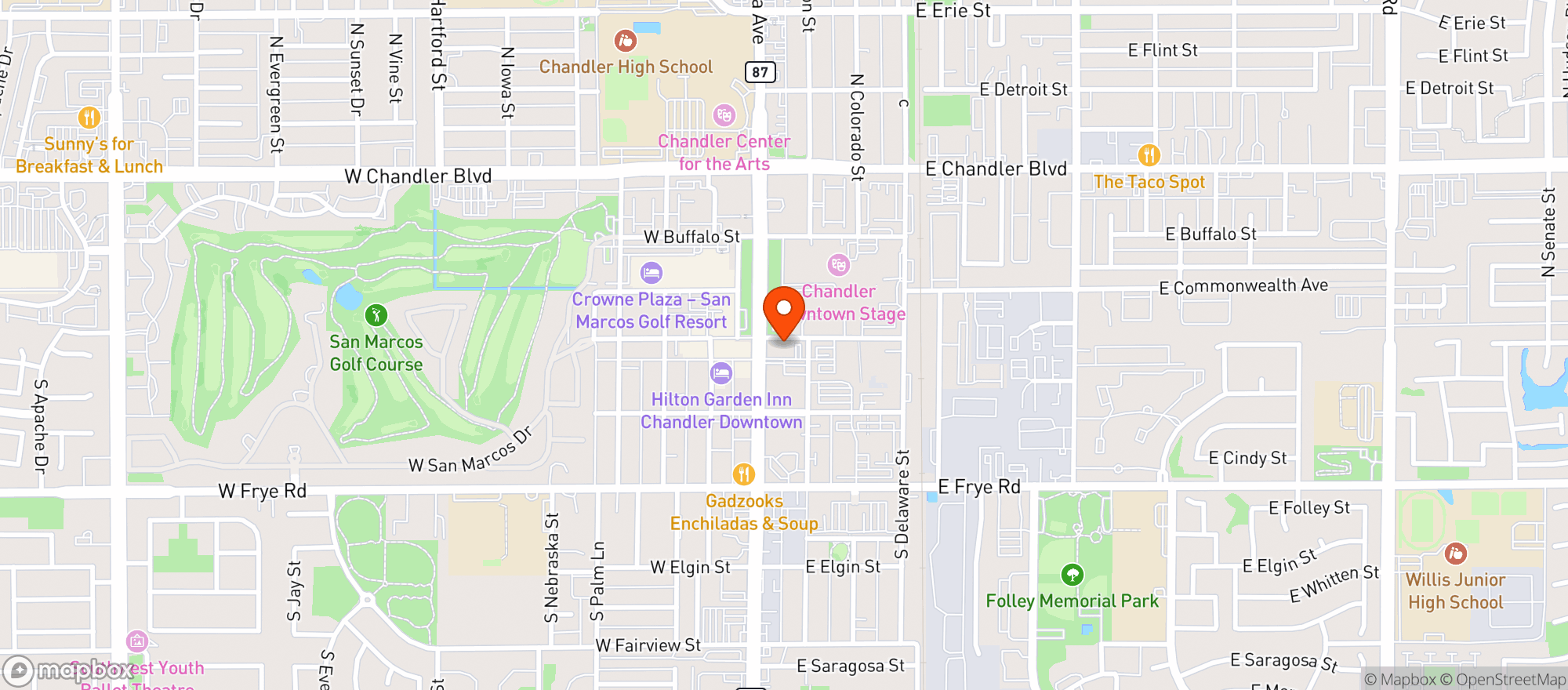 Map showing Mic Drop Mania