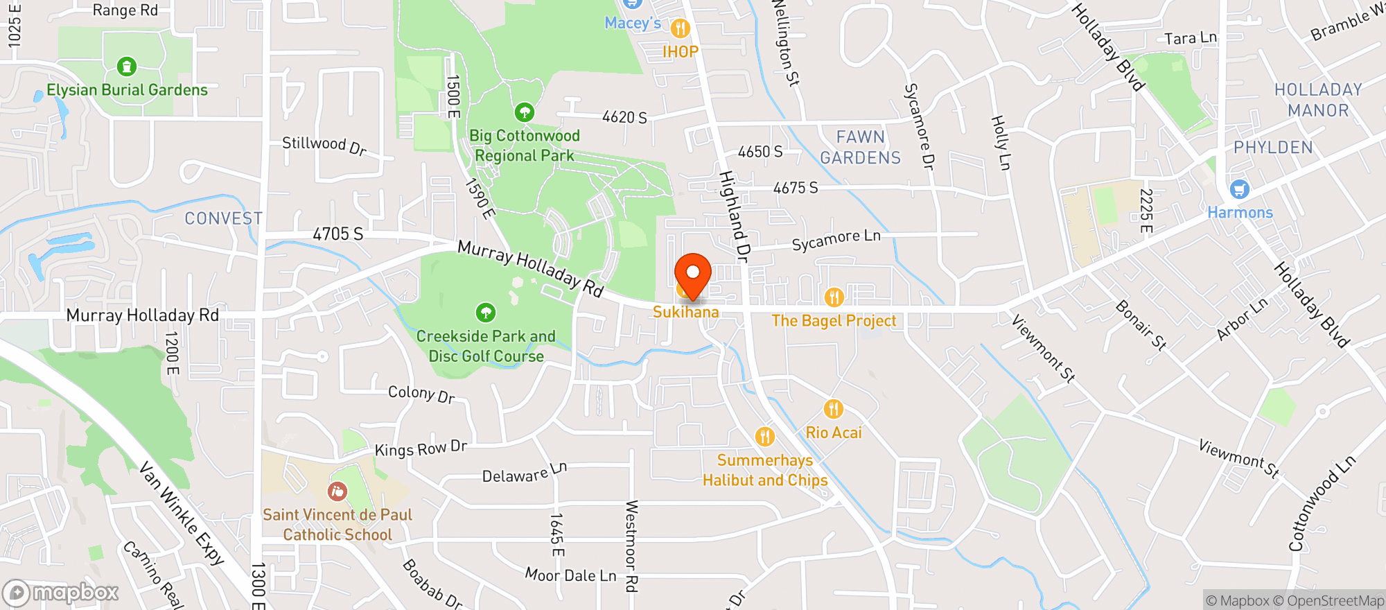 Map showing Sprouts Farmers Market