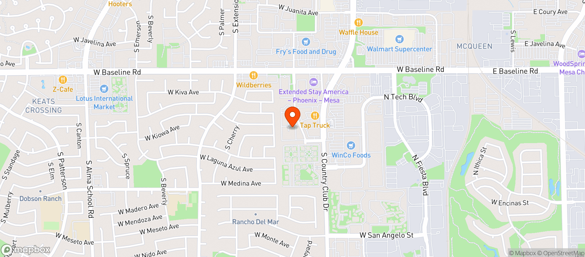 Map showing Kind Meds