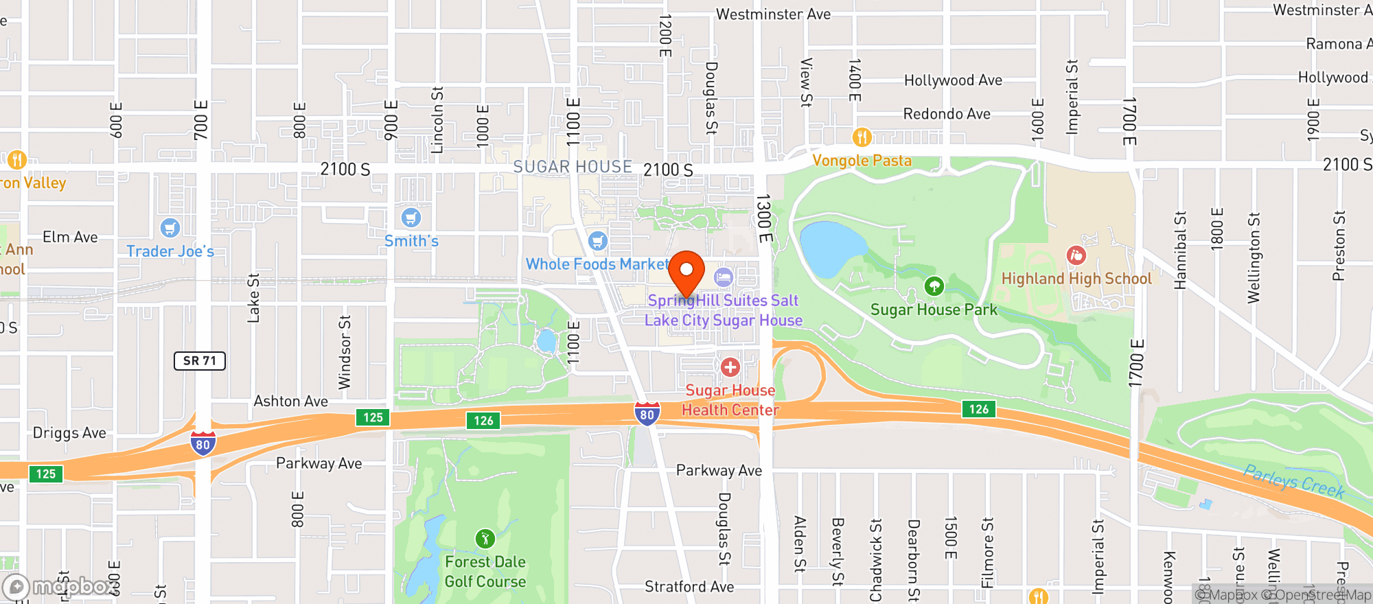 Map showing Target Store #3365