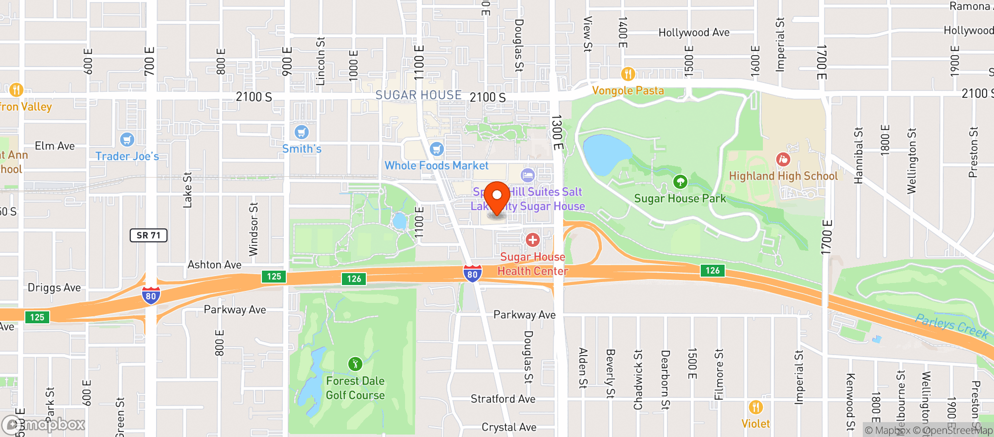Map showing Gnc
