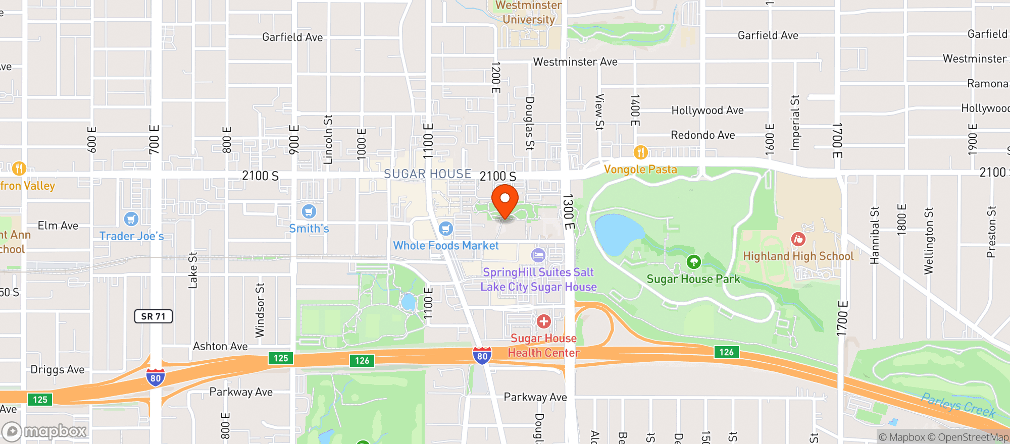 Map showing Muertos Cantina