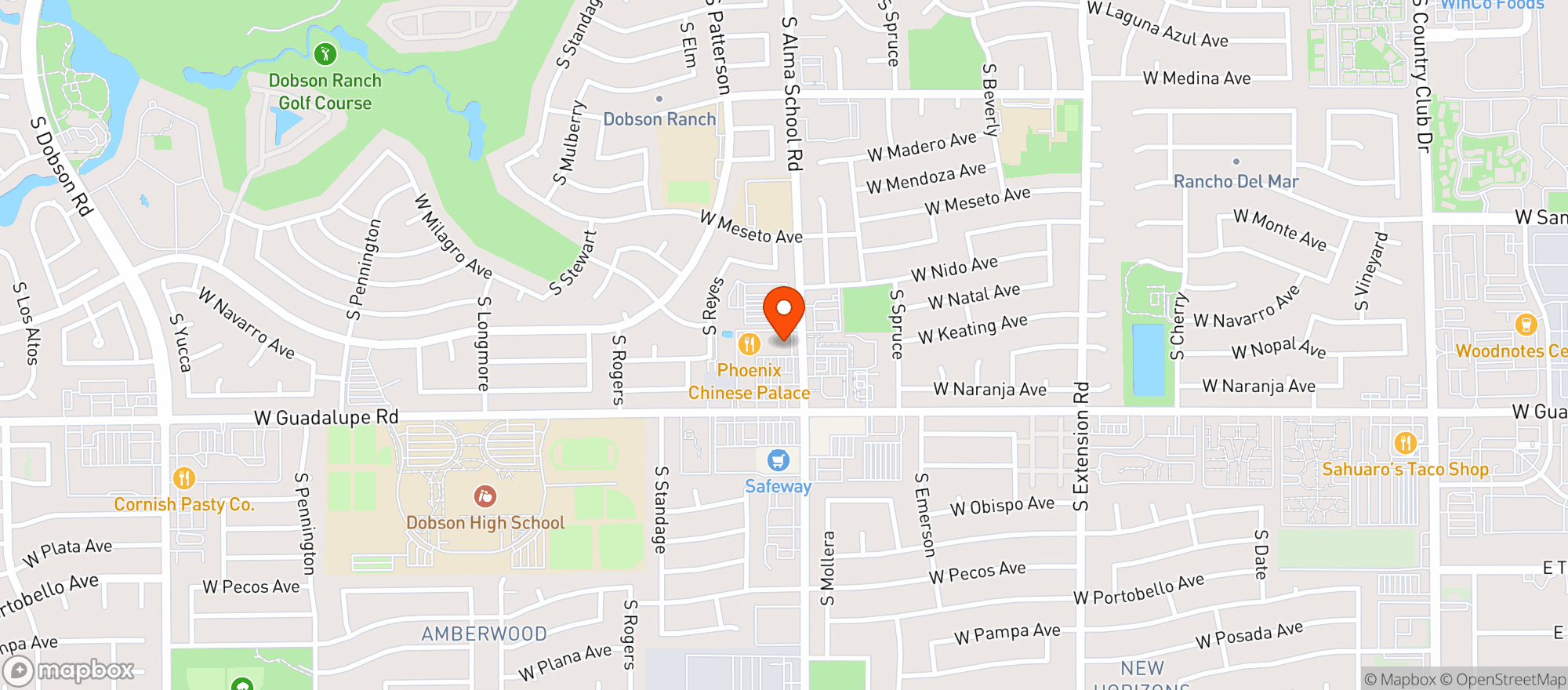 Map showing Conklin and Chemist