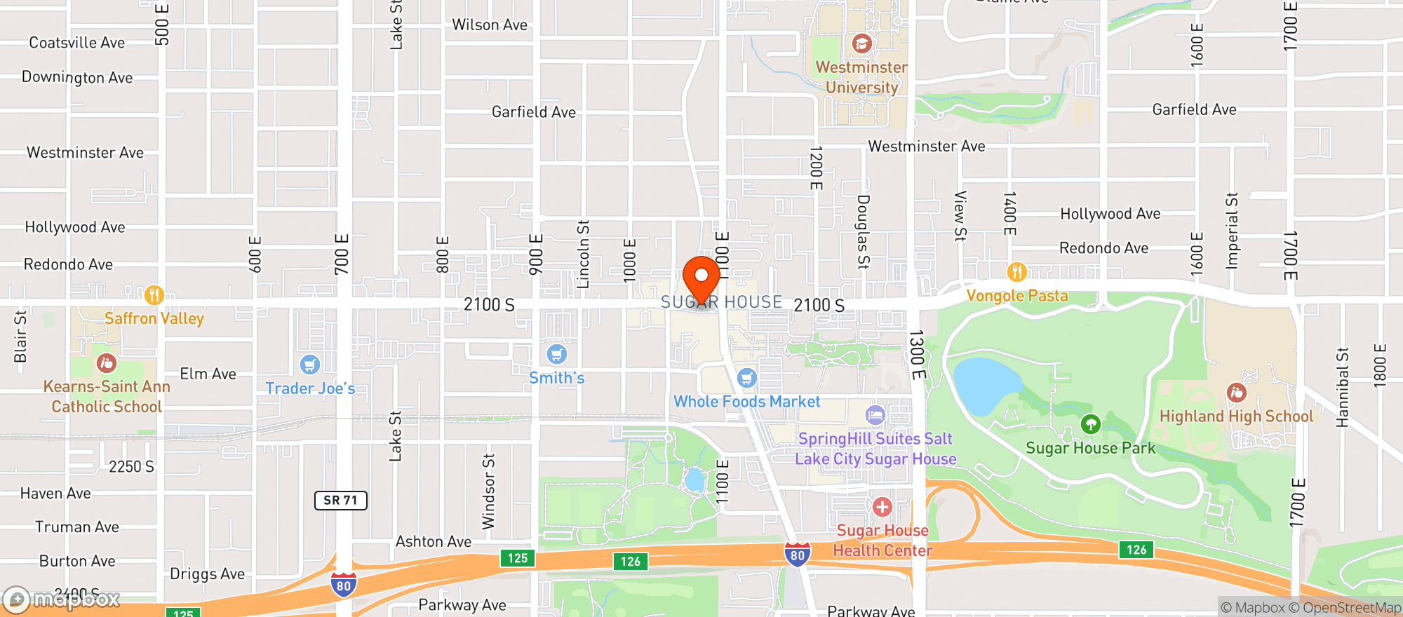 Map showing Blind Rabbit Kitchen