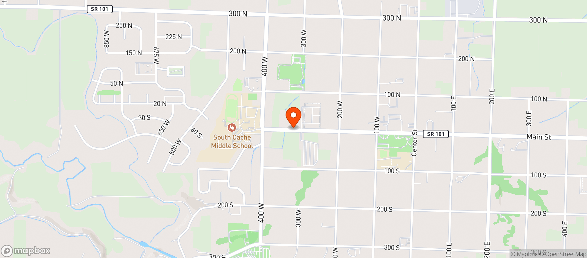 Map showing Short Stop