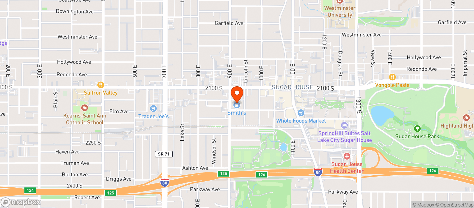 Map showing Smith's