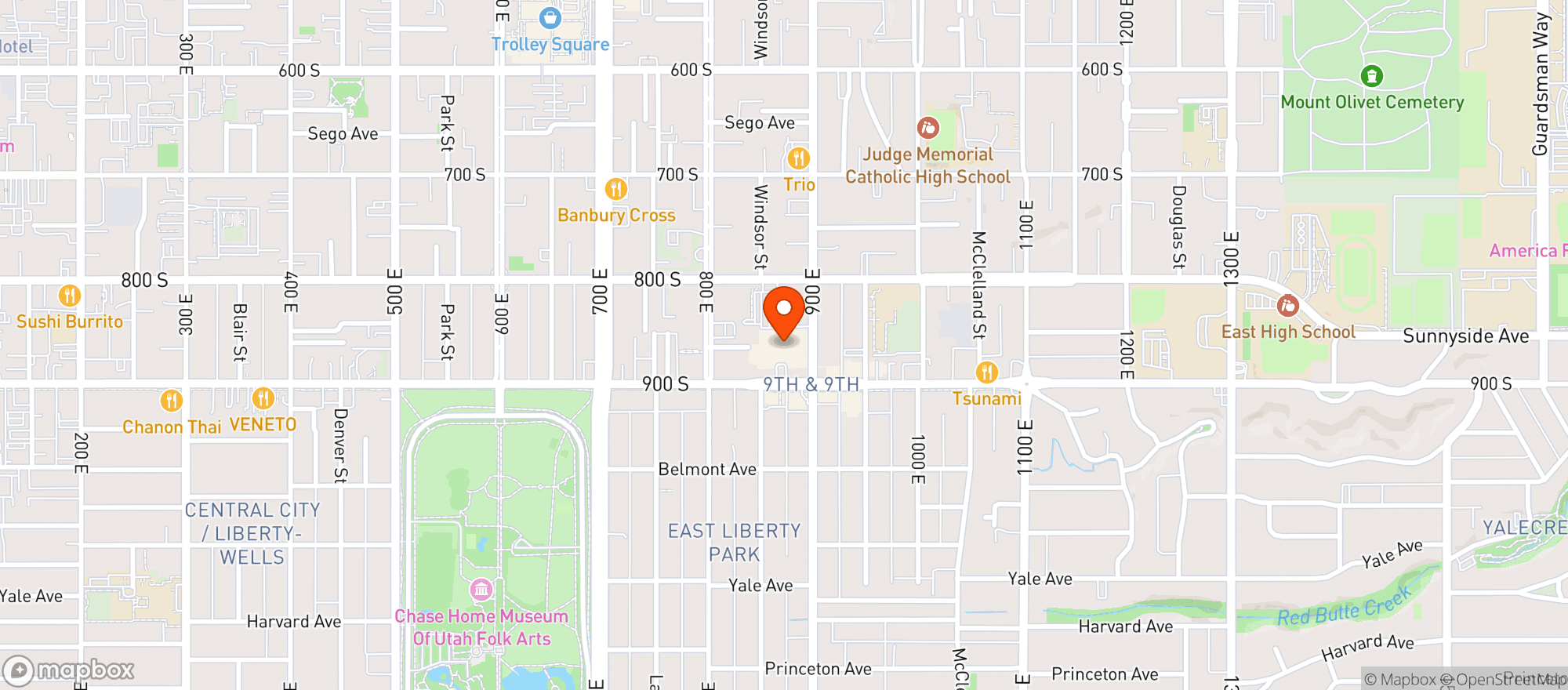 Map showing Smith's