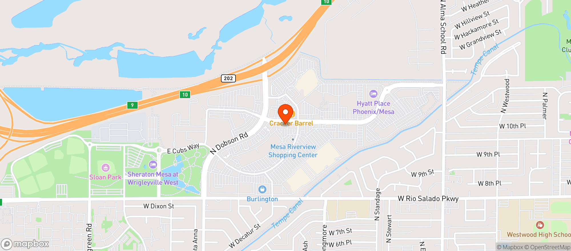 Map showing Gnc