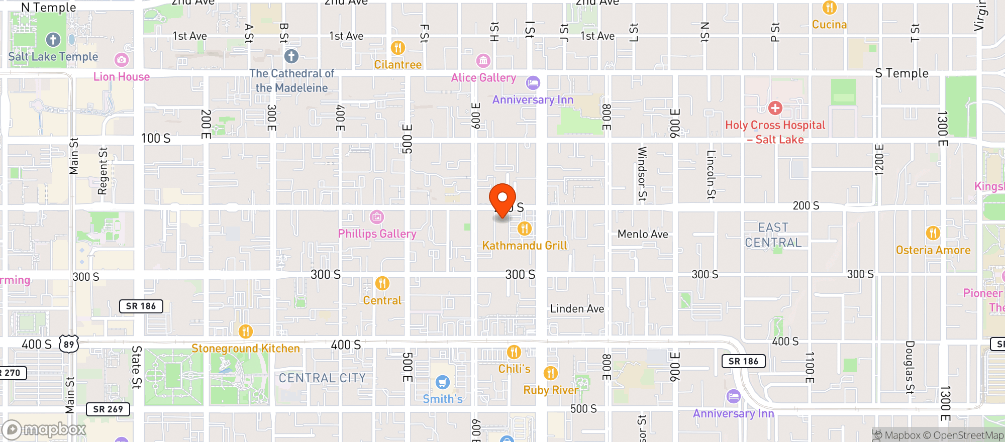 Map showing Sprouts #603