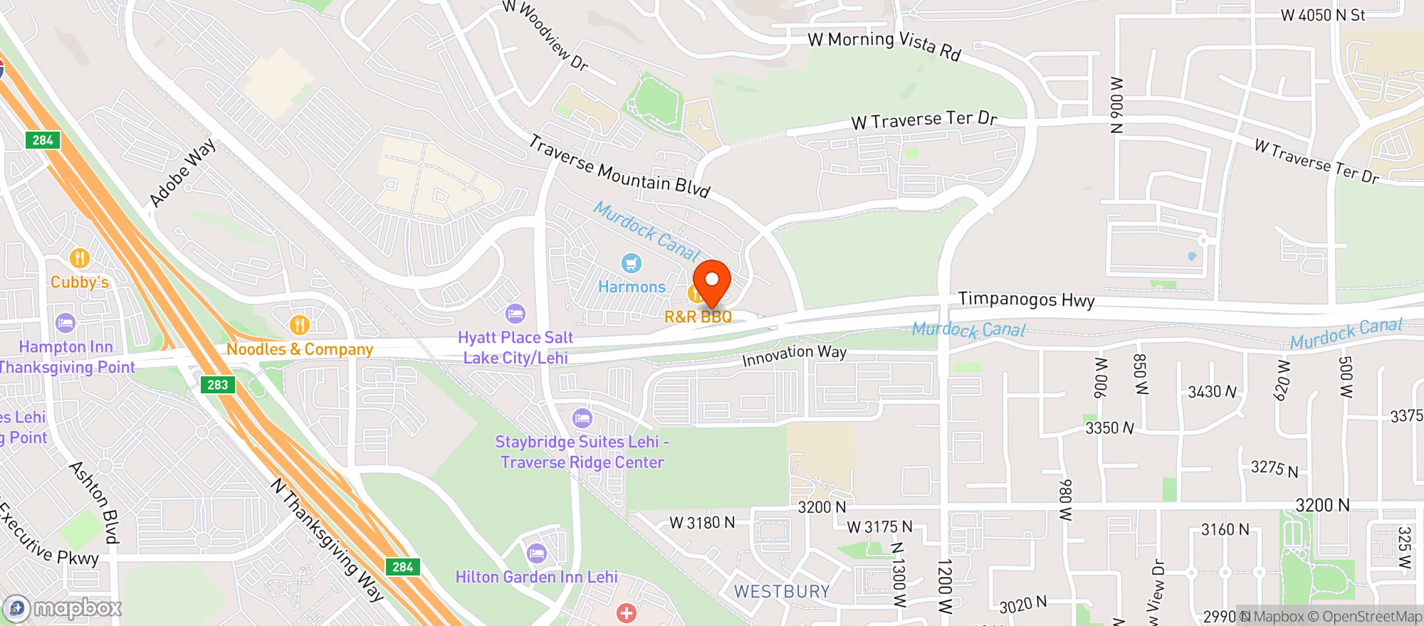 Map showing HARMONS
