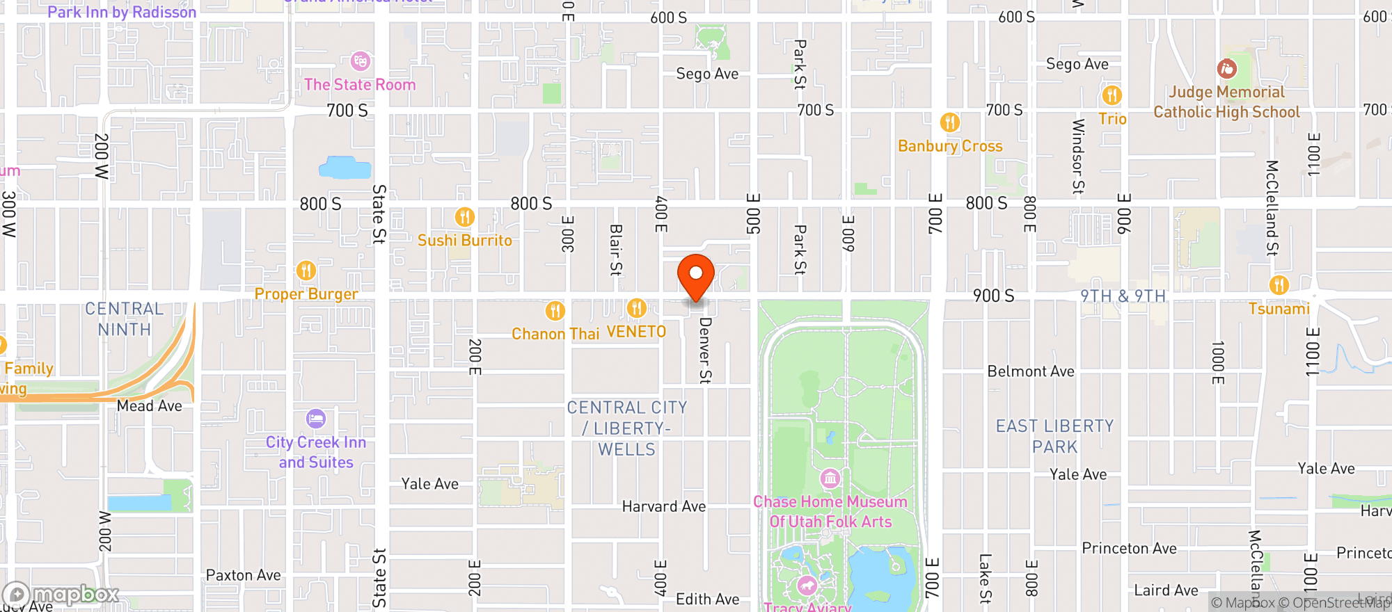 Map showing Neighbors Bar