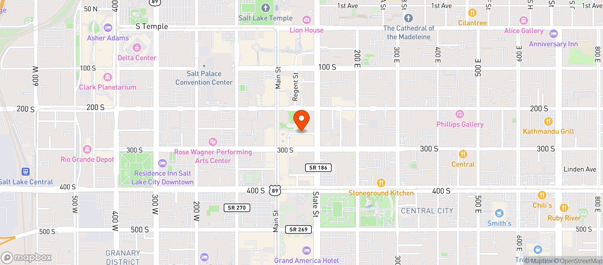 Map showing From Scratch