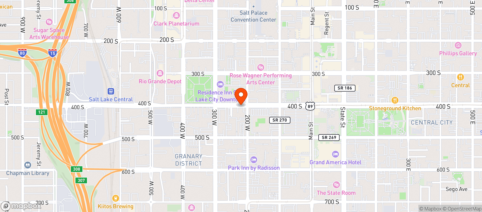 Map showing Bodega Convenience & Smoke