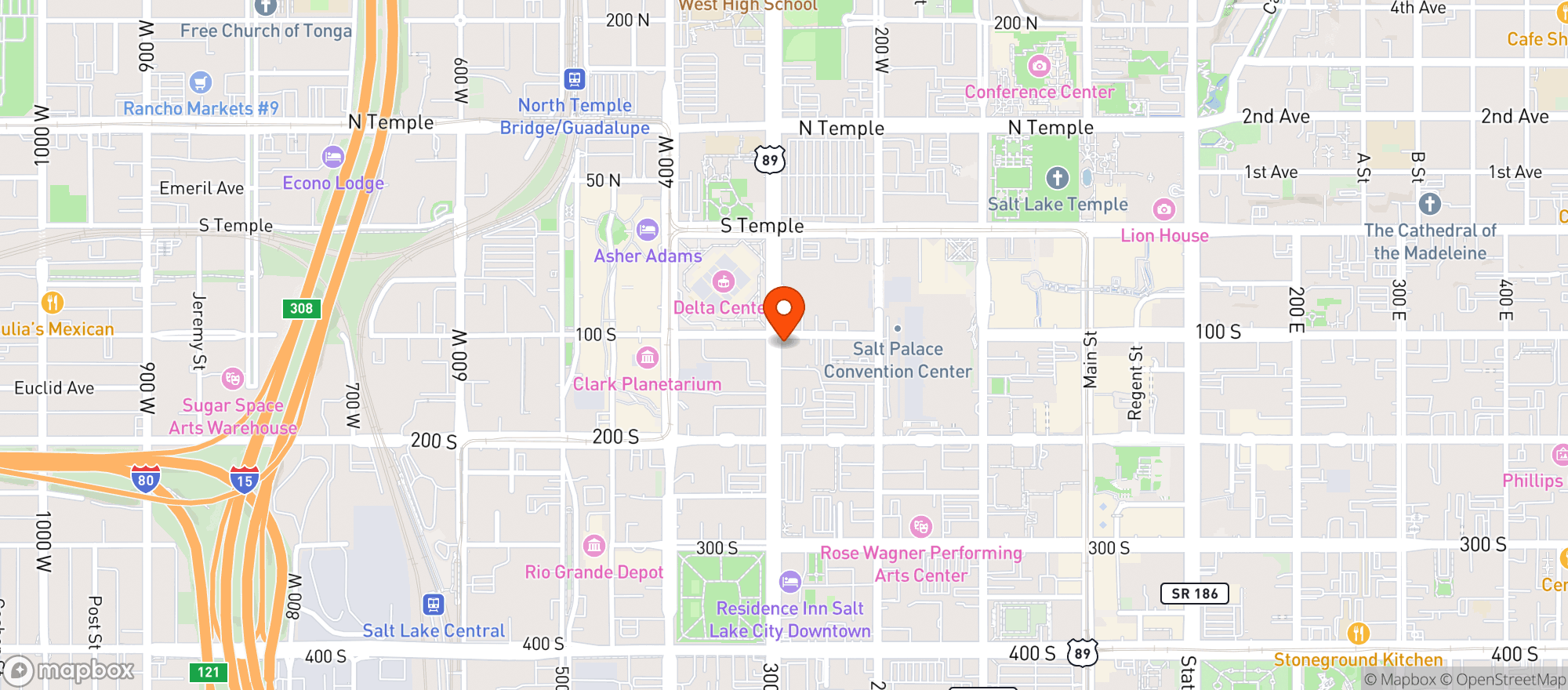 Map showing Stk