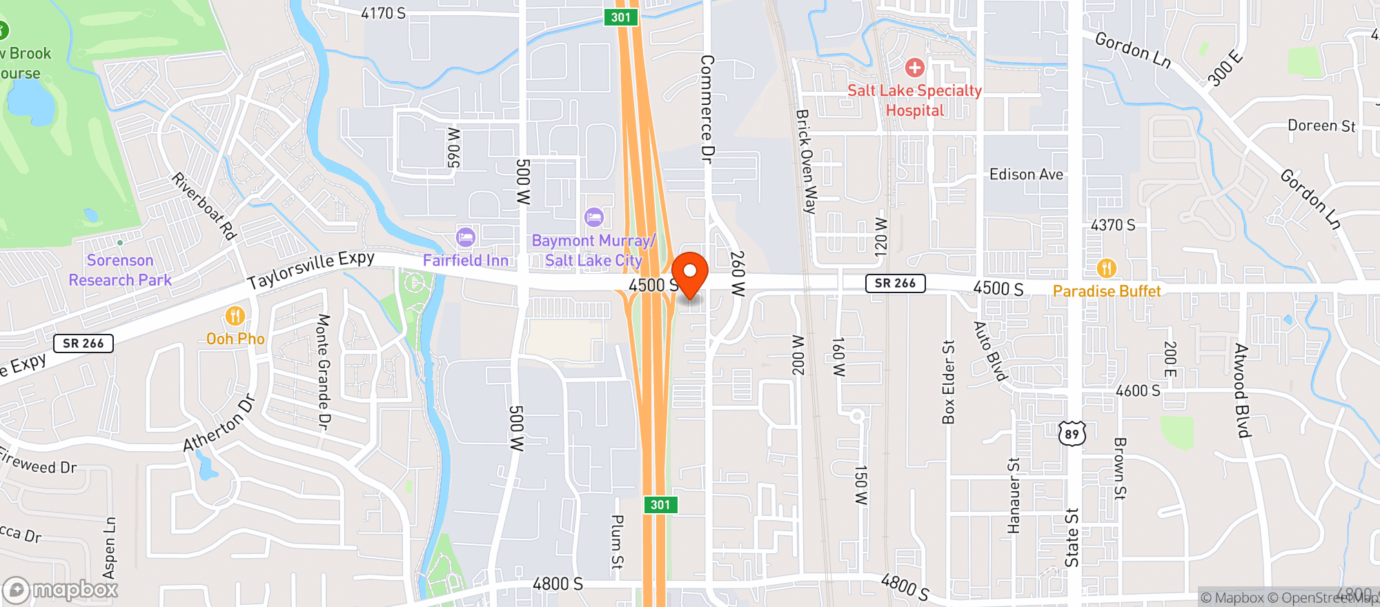 Map showing Maverik Country Store #543