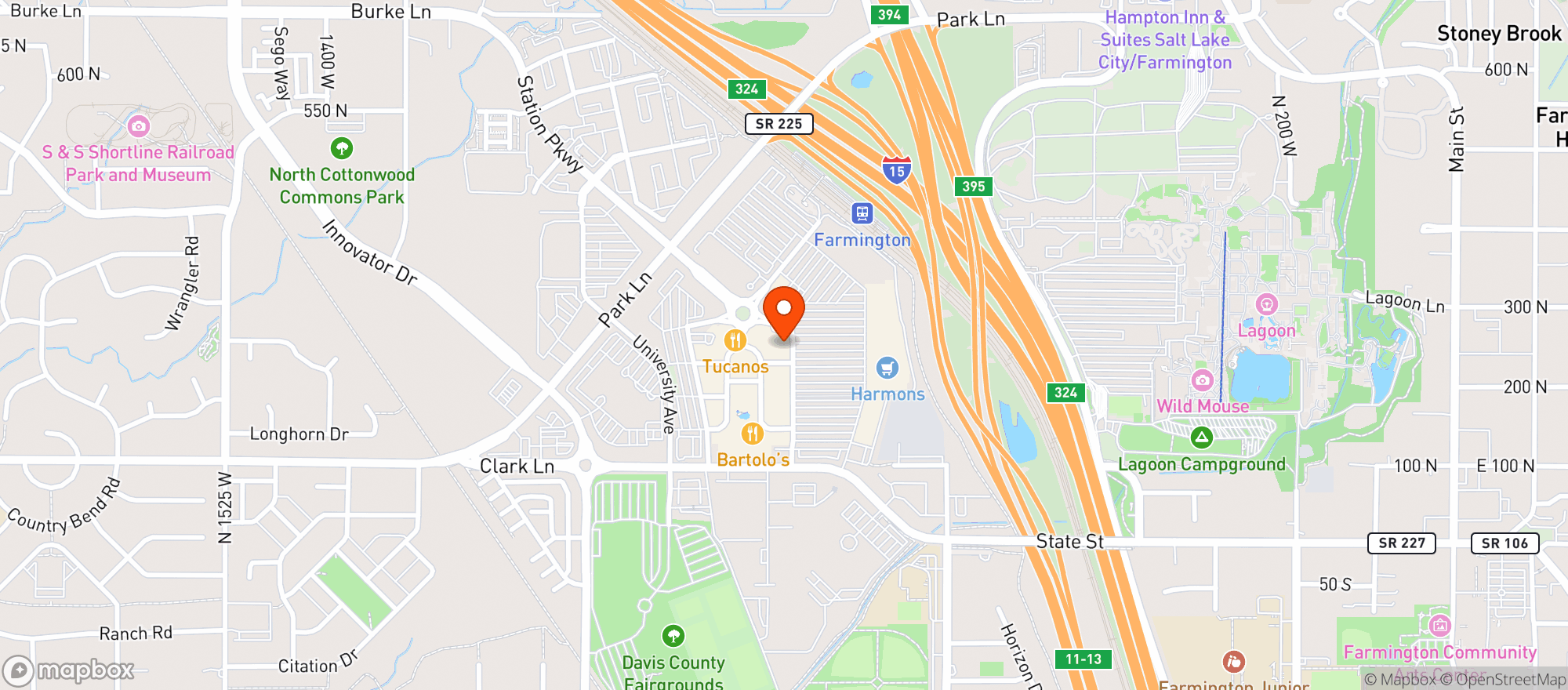 Map showing World Market Farmington