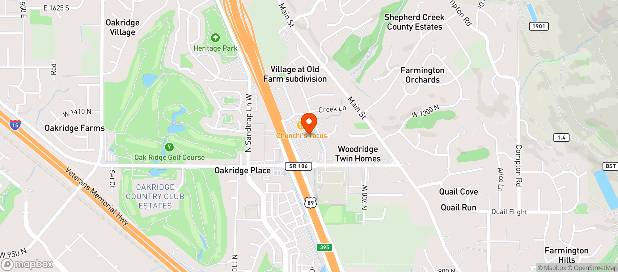 Map showing Smiths Food & Drug Center
