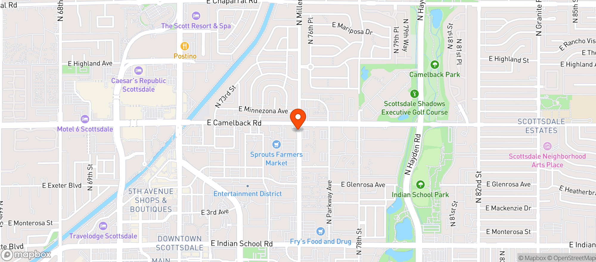 Map showing Sprouts Farmers Market