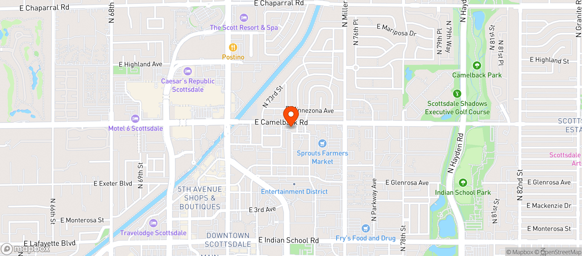Map showing Shiv Supper Club