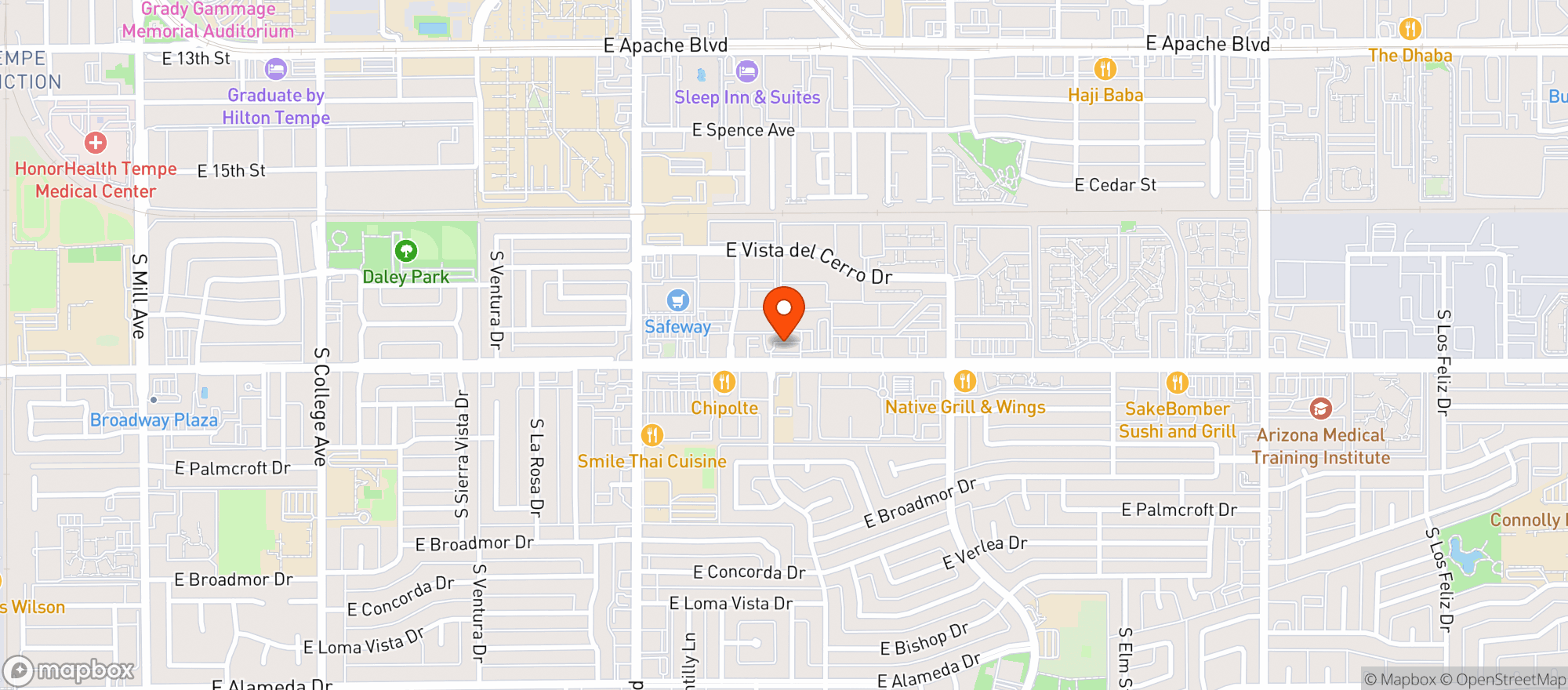 Map showing Quiktrip #408