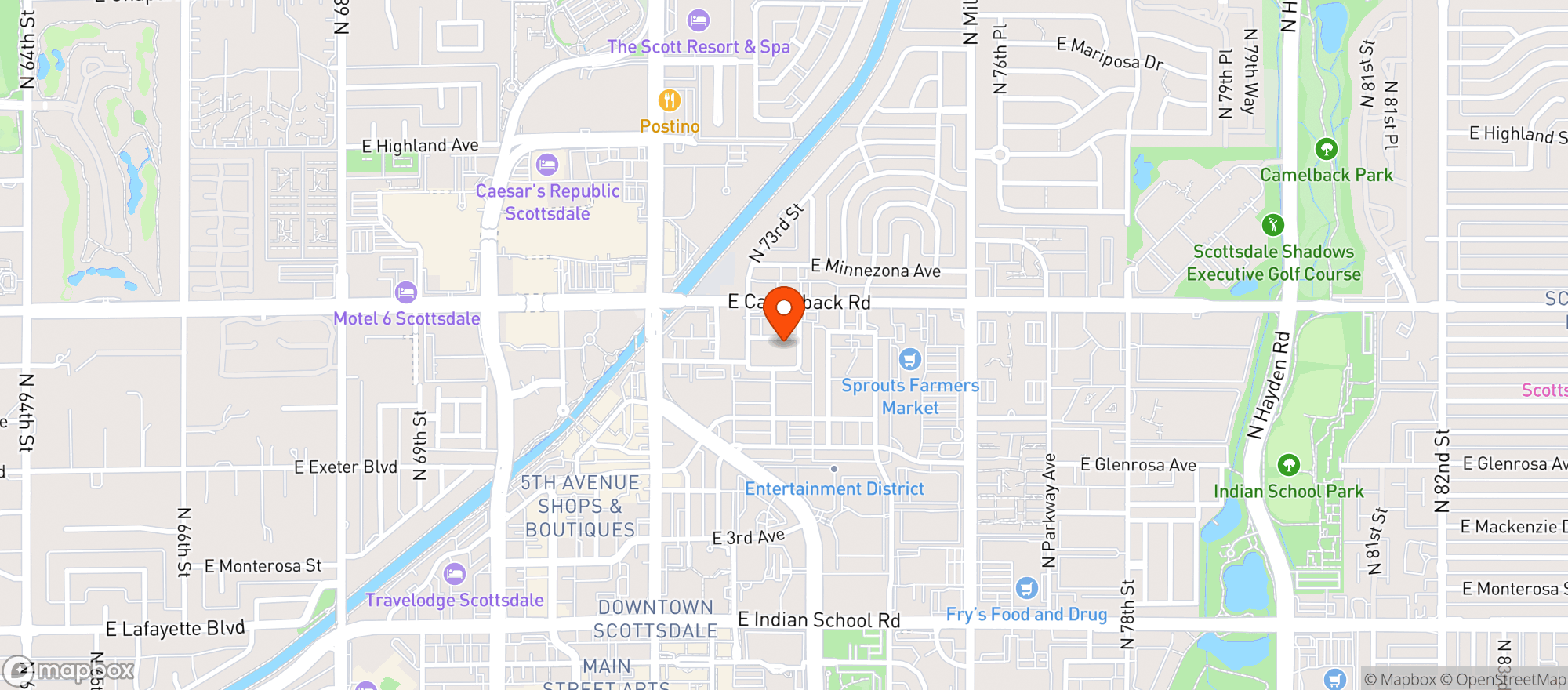 Map showing Maya Day & Nightclub
